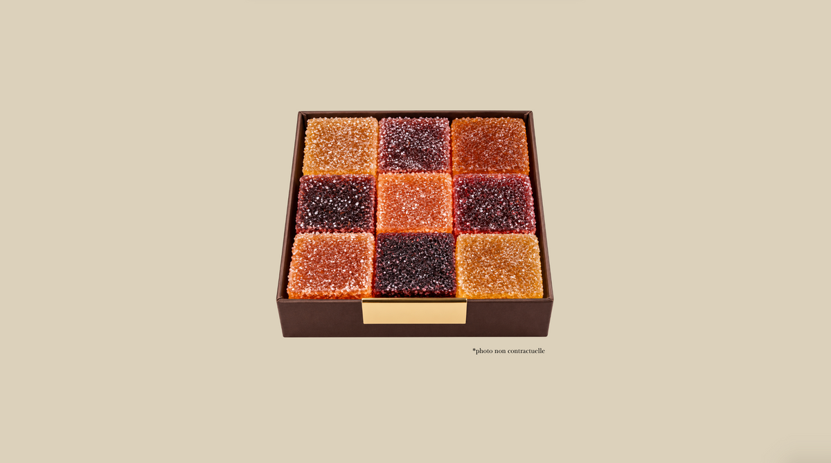 PÂTE DE FRUITS - COFFRET 18 PIÈCES
