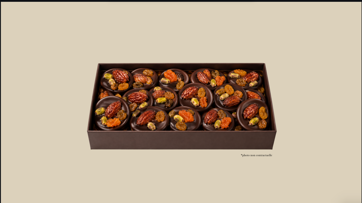 MENDIANTS AU CHOCOLAT - COFFRET 265G