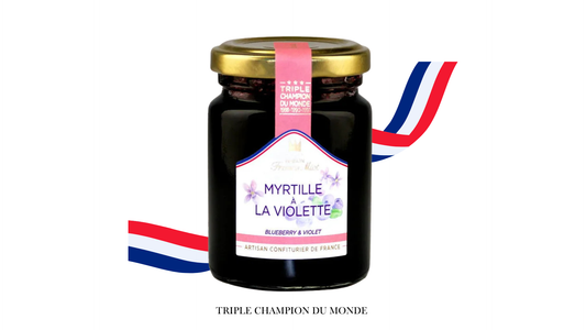 CONFITURE MYRTILLE A LA VIOLETTE