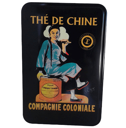 BOITE À SUCRE MÉTAL "THÉ DE CHINE"